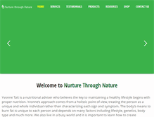 Tablet Screenshot of nurturethroughnature.com